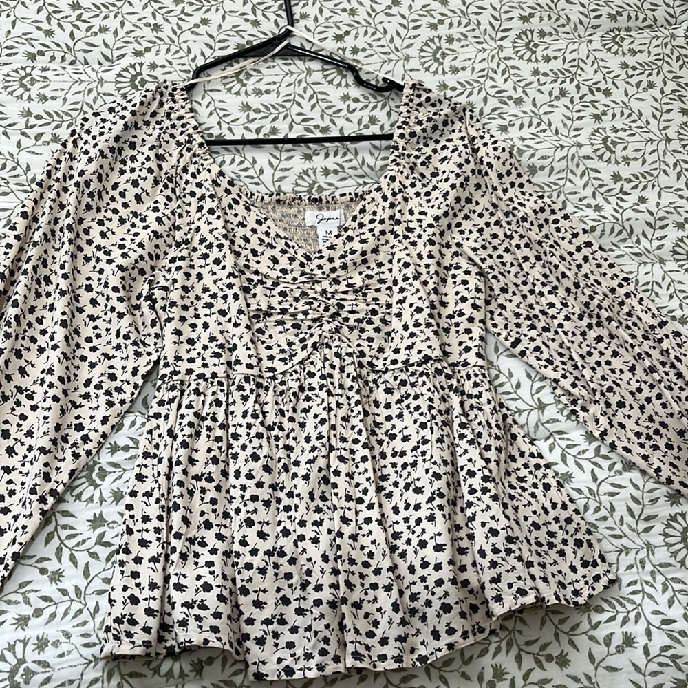 Peplum top, only worn once